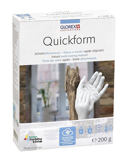 Glorex Schnellabformmasse Quickform, hautfreundlich - 200 g
