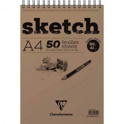 Sketch A4 50Bl 90gr. spiralbindung