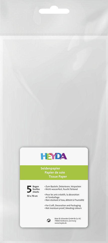 Seidenpapier (50x70/ 10St.) - Weiss