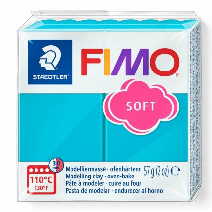 Staedtler FIMO Soft Modelliermasse Pfefferminz 57g - Ofenhärtend & Weich