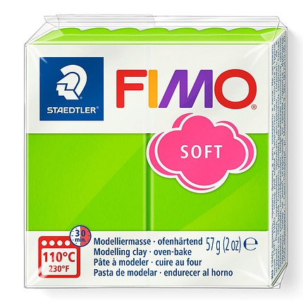 Staedtler FIMO Soft Modelliermasse Apfelgrün 57g - Ofenhärtend & Weich