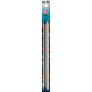 Strumpfstricknadeln ALU  533 grau 20 cm 2,50 mm