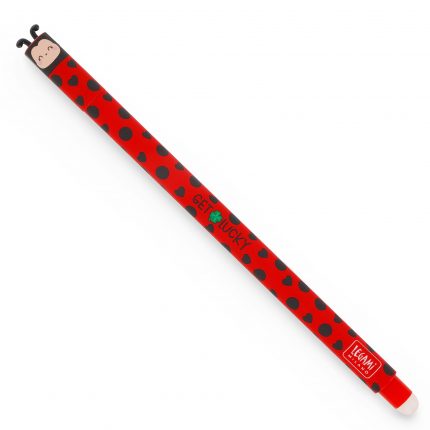 Legami Löschbarer Gelstift Ladybug, Get Lucky