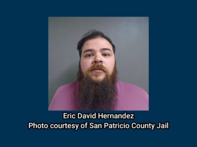 Eric David Hernandez;  Photo courtesy of San Patricio County Jail. 