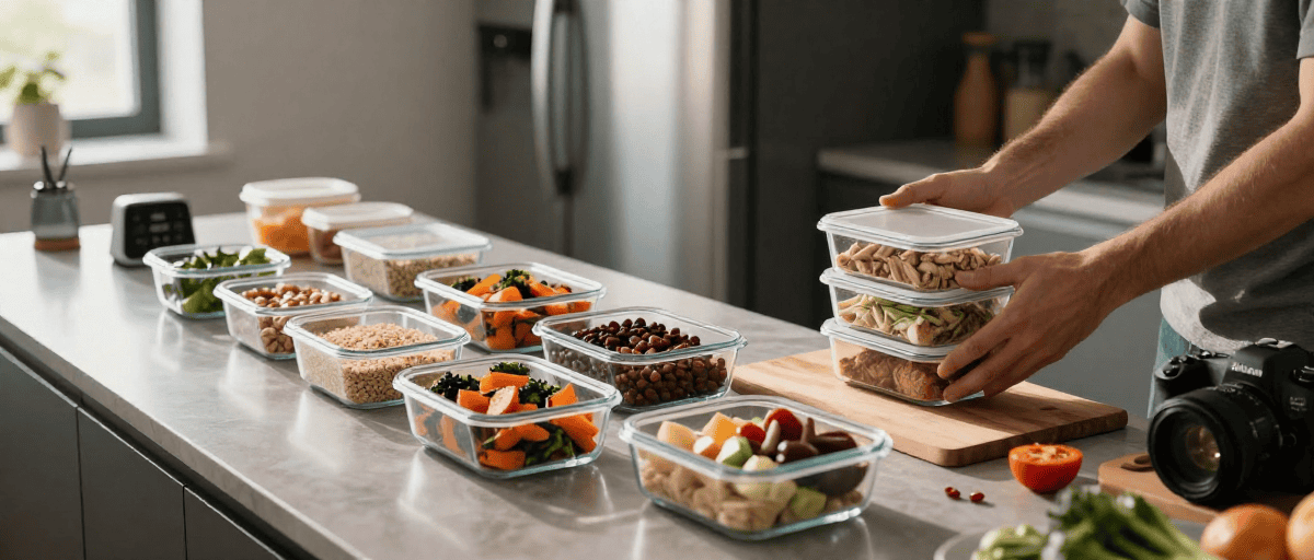 Préparation repas variés organisés