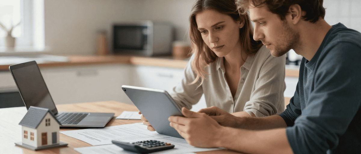 Couple finance maison