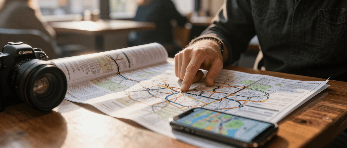 Plan du métro de Londres déplié
