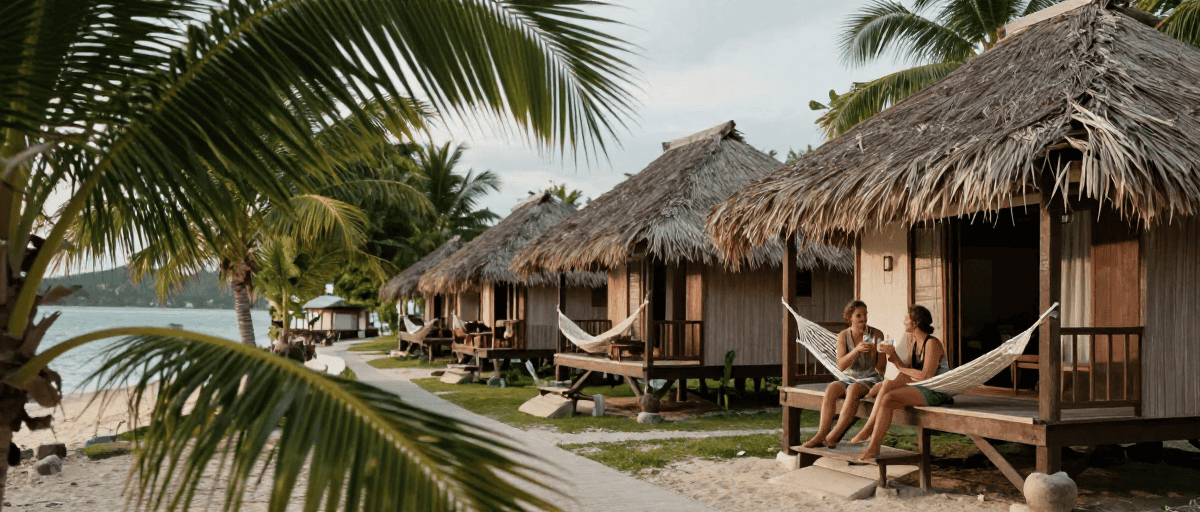 Bungalows de plage à Saracen Bay