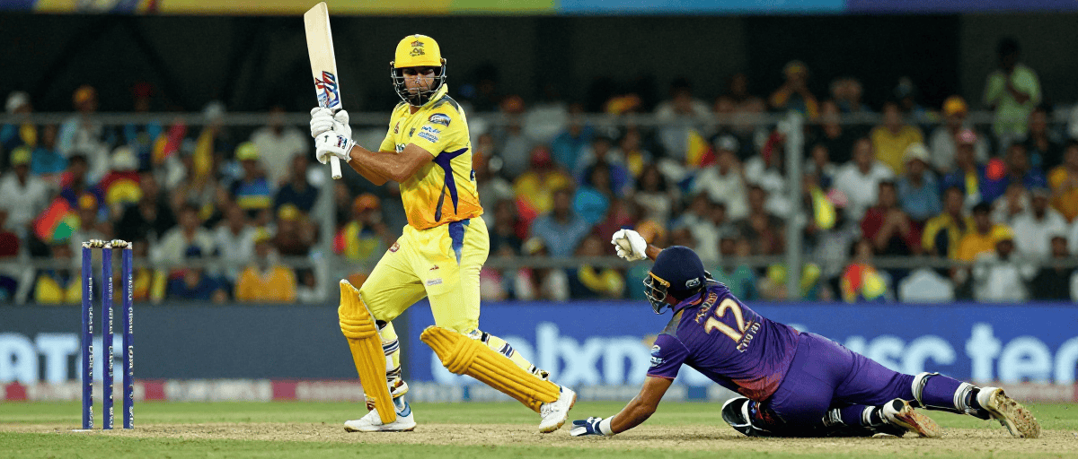 Six cricket CSK RR