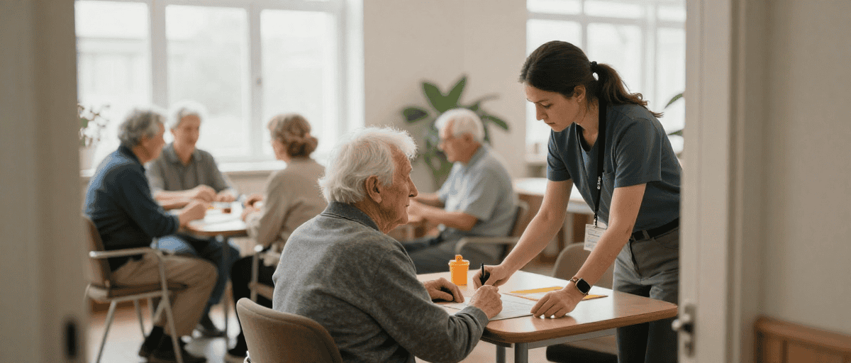 Activité de groupe en EHPAD