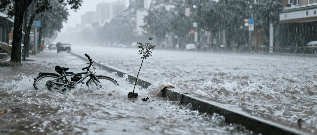 Inondation en ville