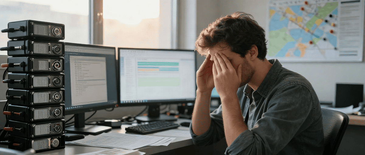 analyste données fatigué