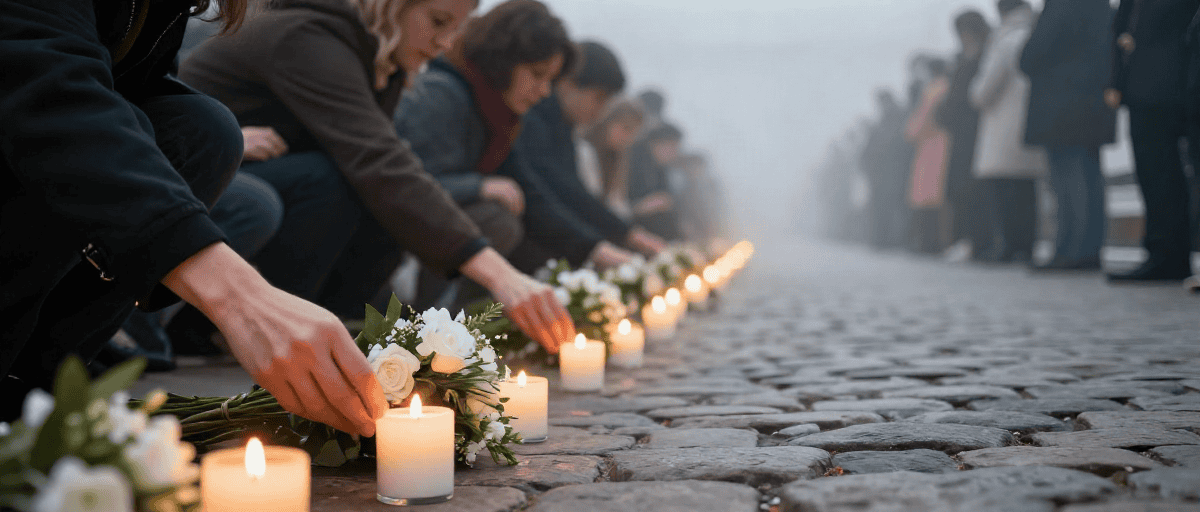 Cierges hommage palais