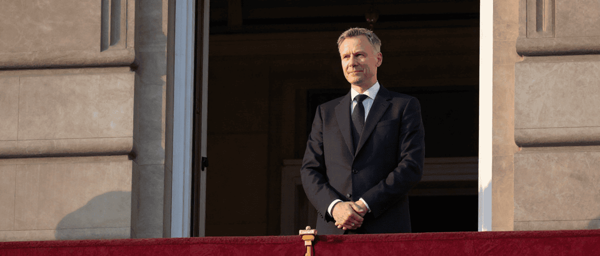 Roi Haakon VIII balcon
