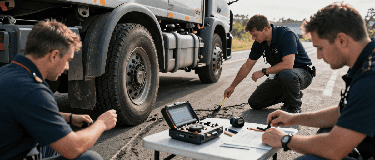 Enquête technique sur le terrain