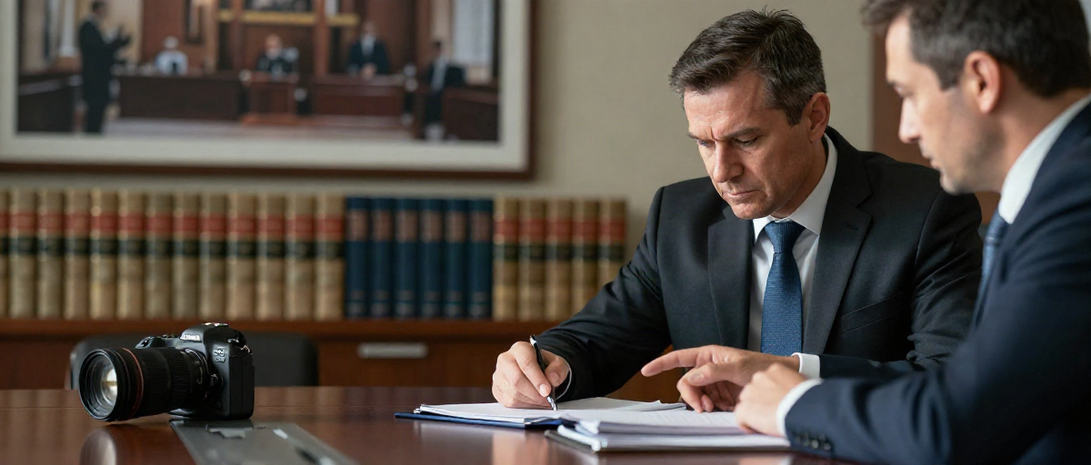Réunion avocat et client