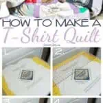 how to make a t-shirt quilt.
