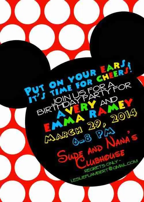 Mickey Mouse Clubhouse Birthday Party