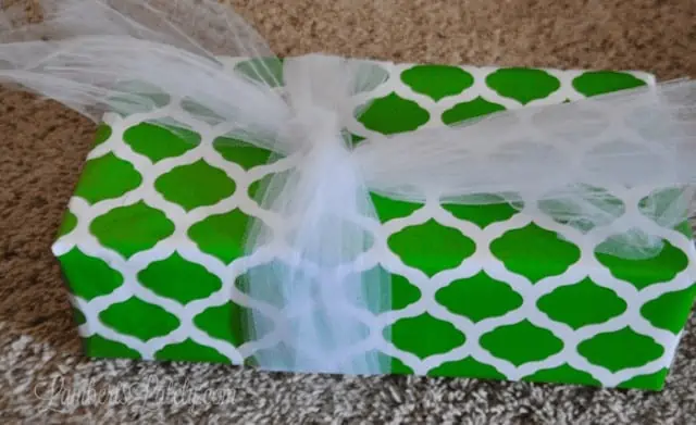 Half tied tulle bow