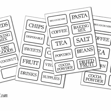 printable pantry labels.