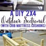 diy outdoor sectional.