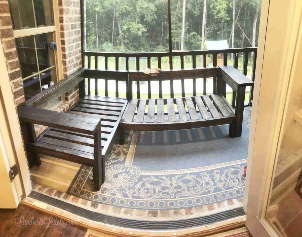 outdoor sectional without cushions