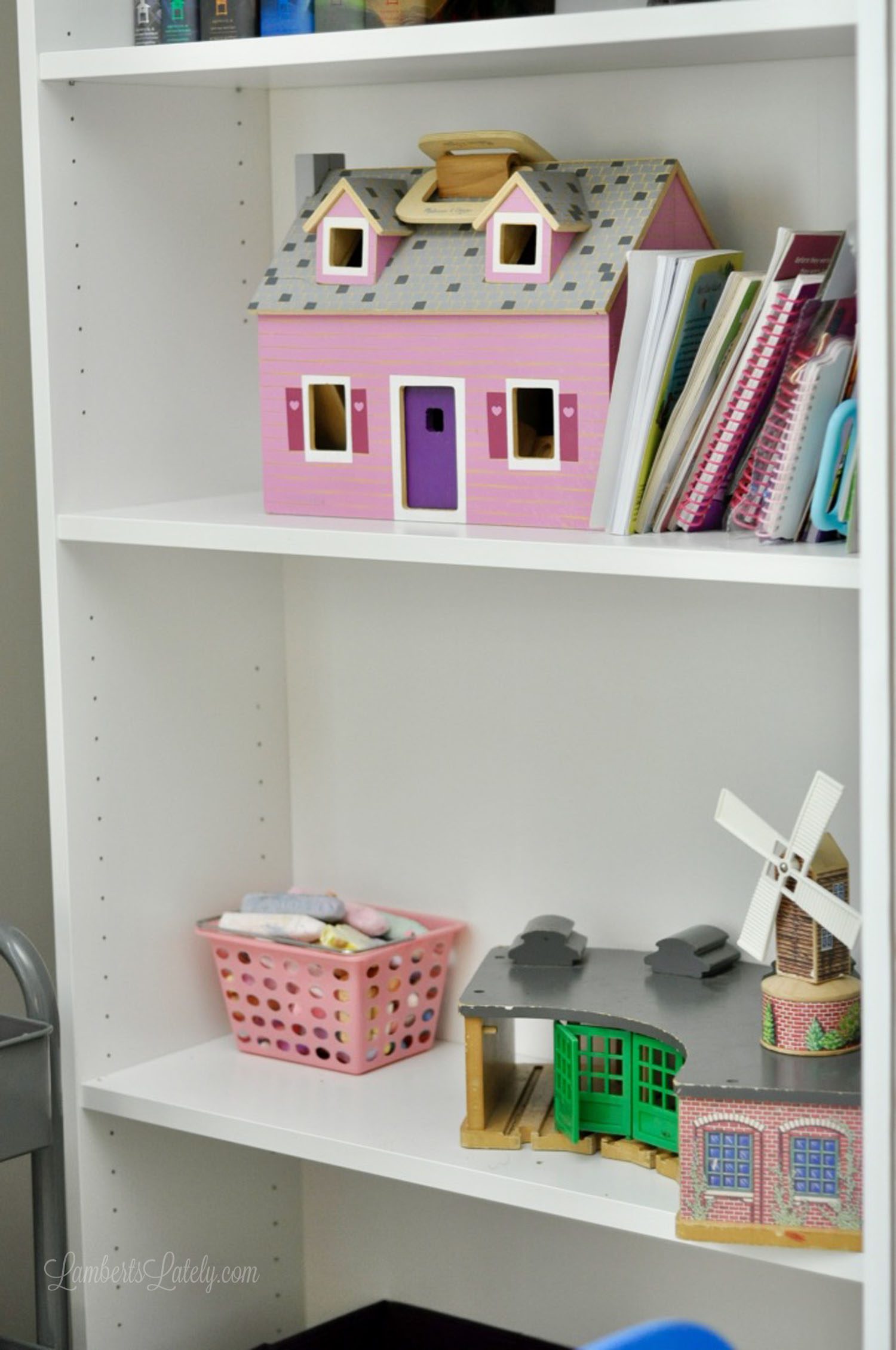 toys on a shelf