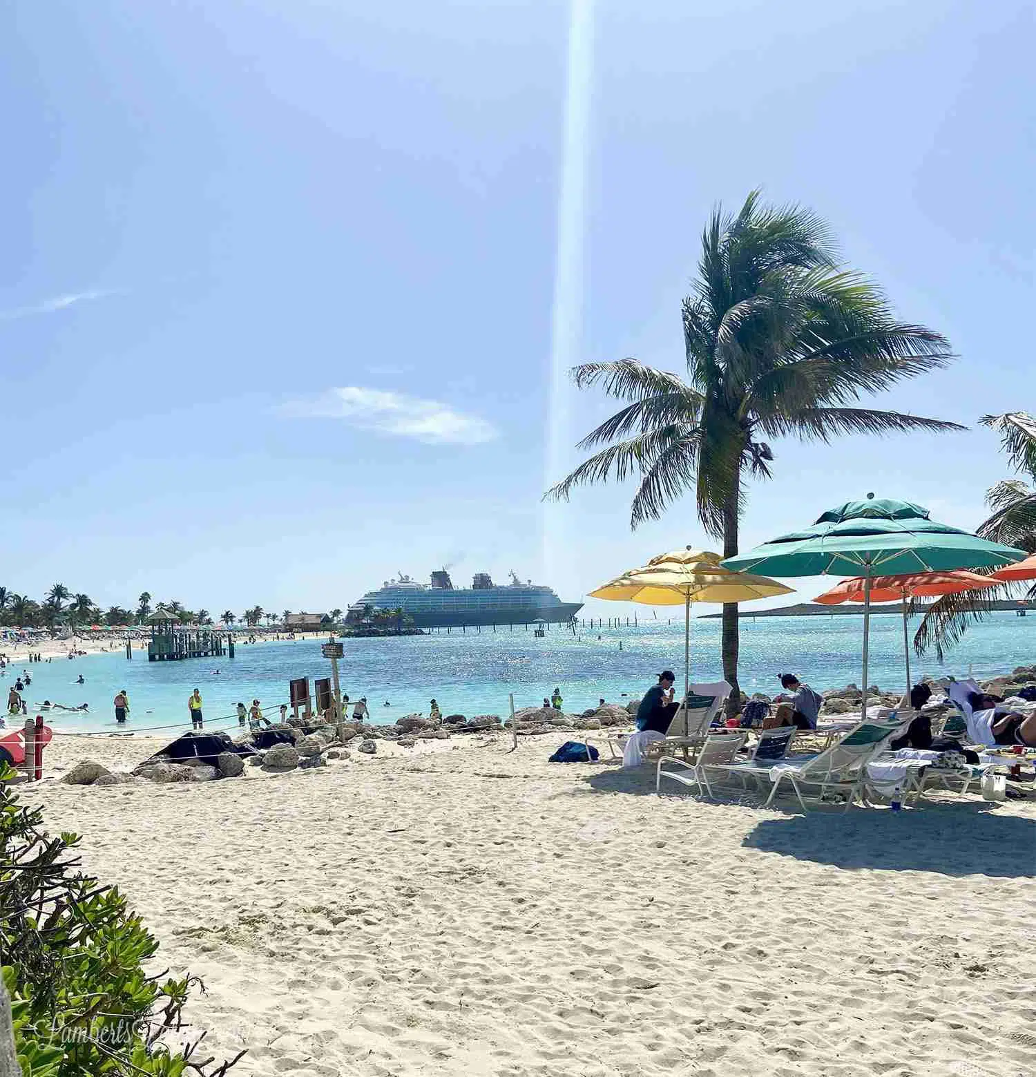 Disney wonder at Castaway Cay.
