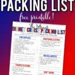 the ultimate disney cruise packing list - free printable!