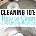 Cleaning 101: how to clean a washing machine.