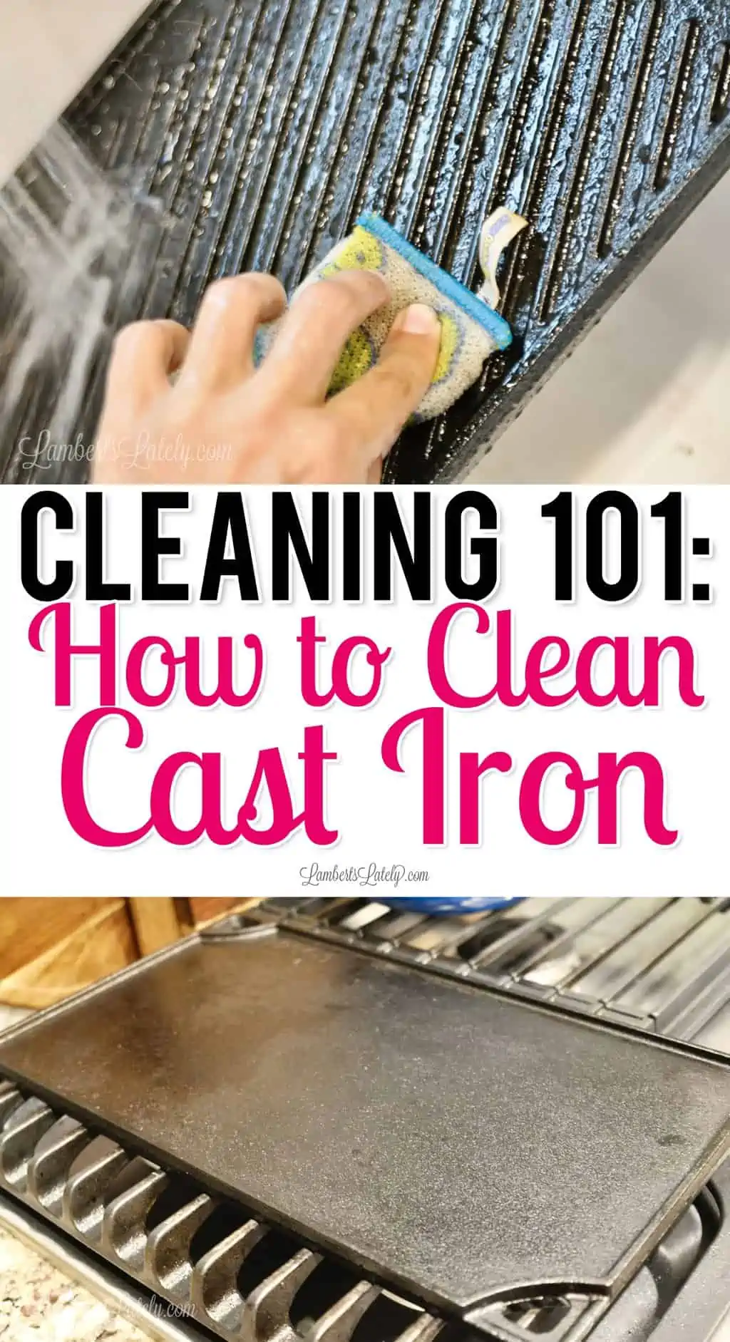 cleaning 101: how to clean a cast-iron griddle