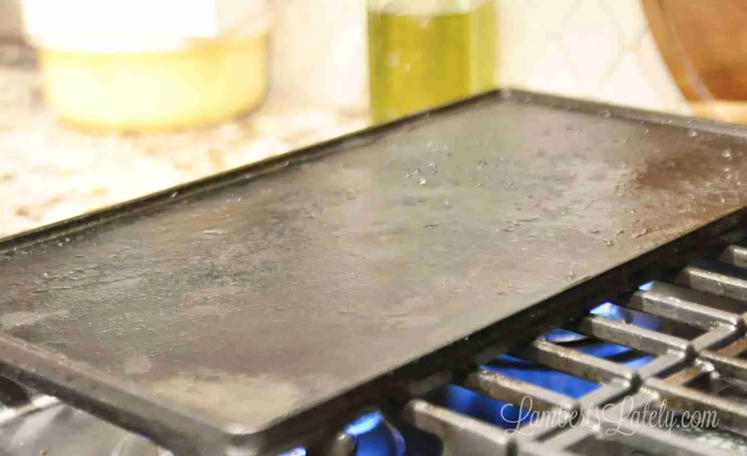 griddle on a stovetop
