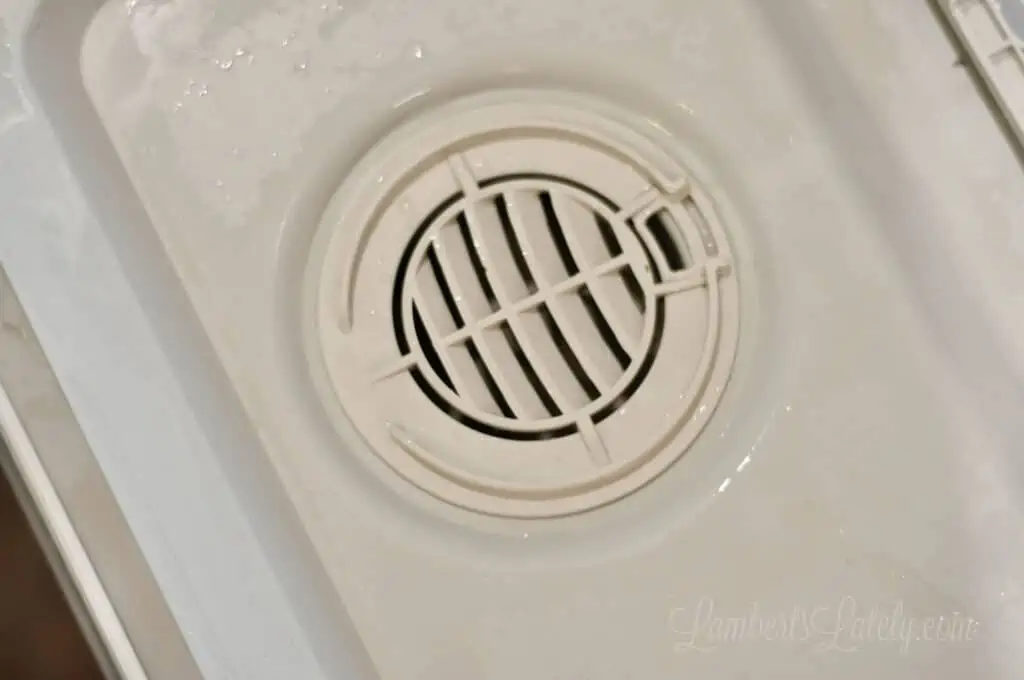 dishwasher vent after cleaning