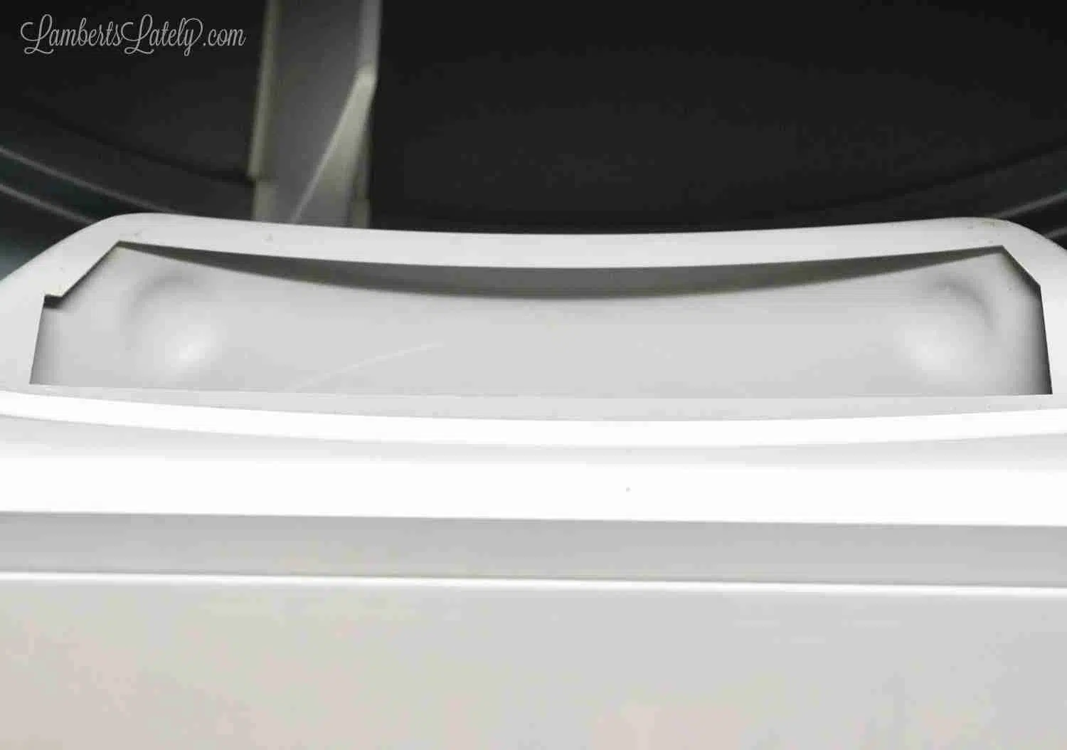 clean dryer lint filter installed in a speed queen