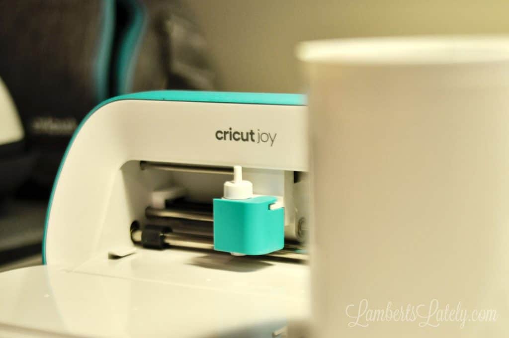 Cricut Joy on a desk