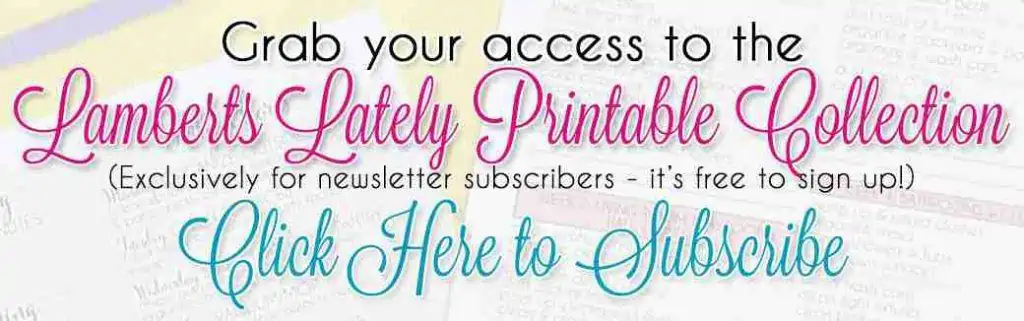 get access to over 100 home organization printables.