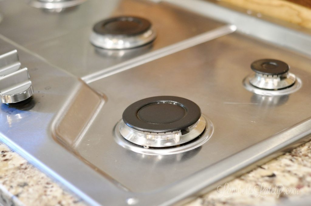 clean gas stove