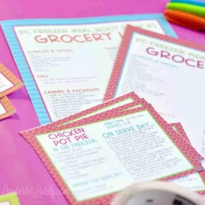Meal Planning Packs