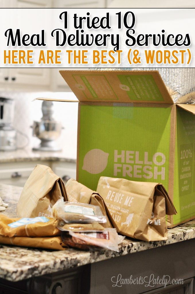 best meal delivery services