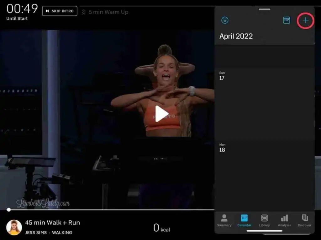 how to start a run in the stryd app on an iPad