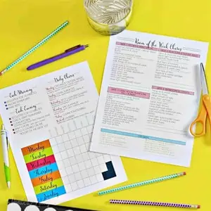cleaning printables.