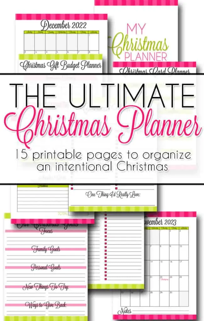 Christmas planner - intro