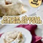 cream cheese cinnamon rolls.