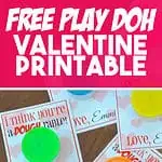 free play doh valentine printable.
