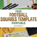 free football squares template printable.