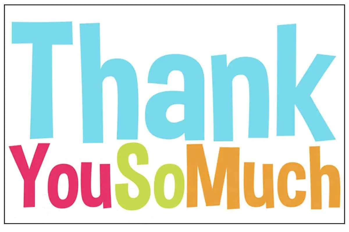 thank you so much card.
