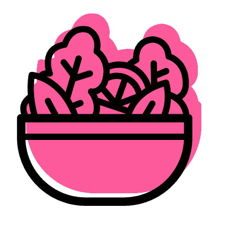 bowl of salad.