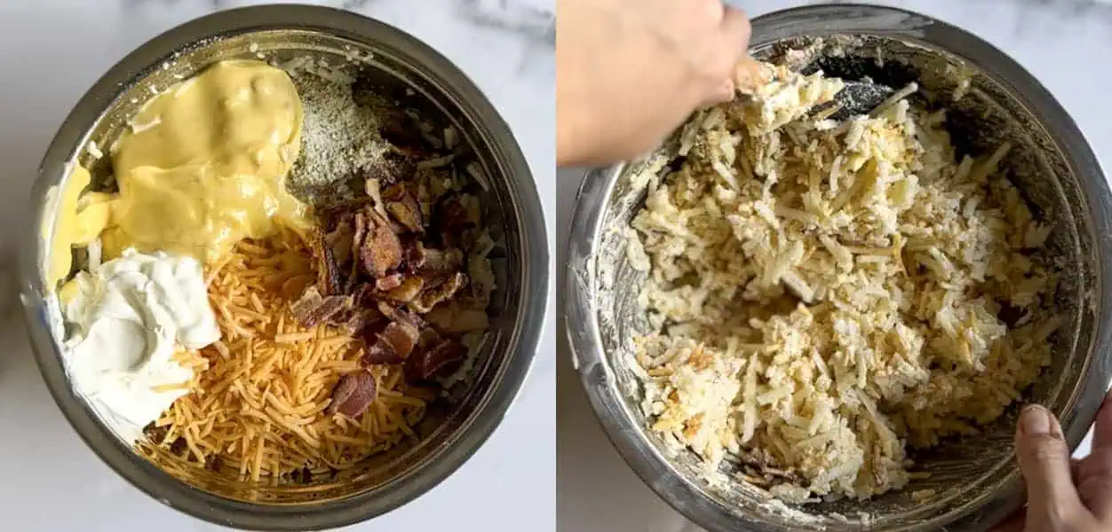 steps to make crack potatoes.