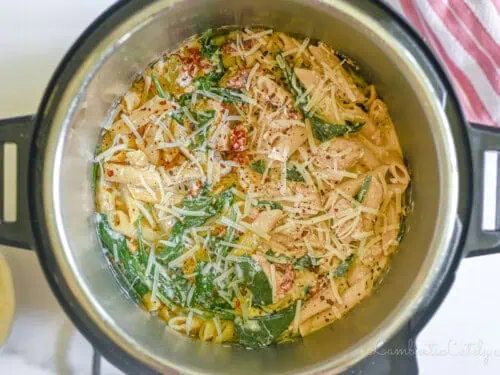marry me chicken pasta in an instant pot.