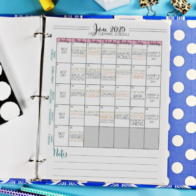 Cleaning Printables
